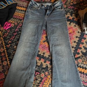 Mid Rise Flare Jeans